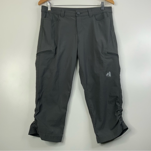 Eddie Bauer Pants - Eddie Bower FirstAscent Women Outerwear Capris. Gray Size 8.